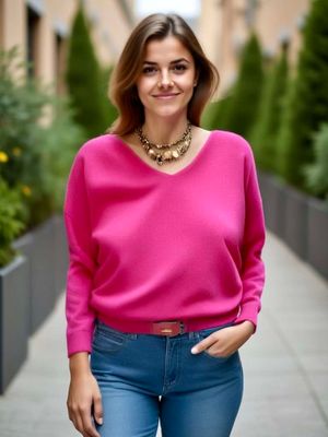 Bonita Avenue pull Sam pink passion