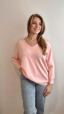 Bonita Avenue pull Sam silk blush