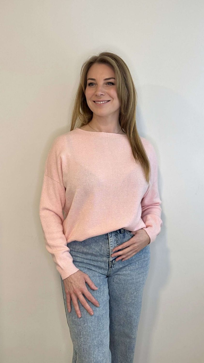 Bonita Avenue pull Bora silk blush