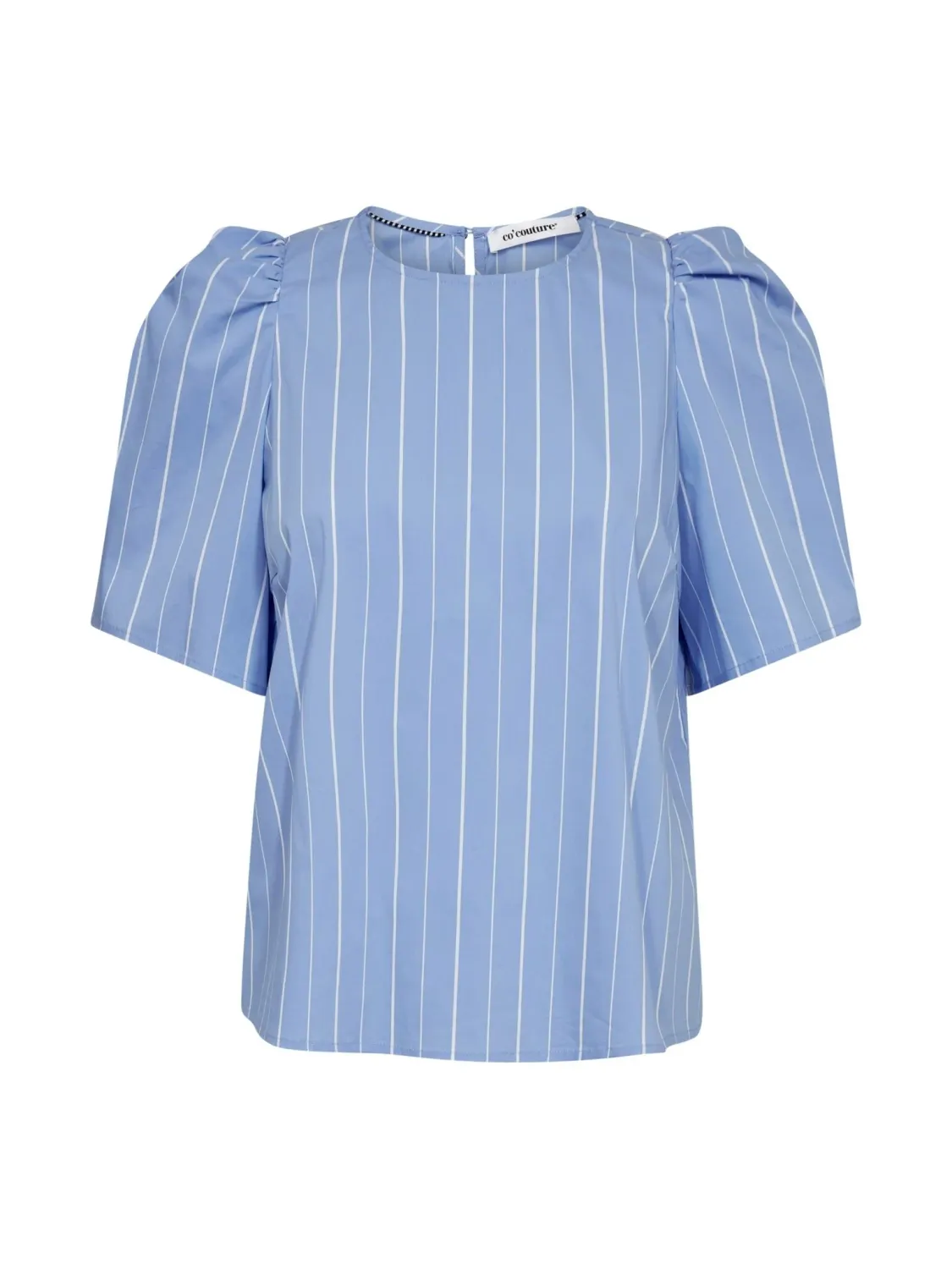 Cou Couture gestreepte blauwe blouse Teran
