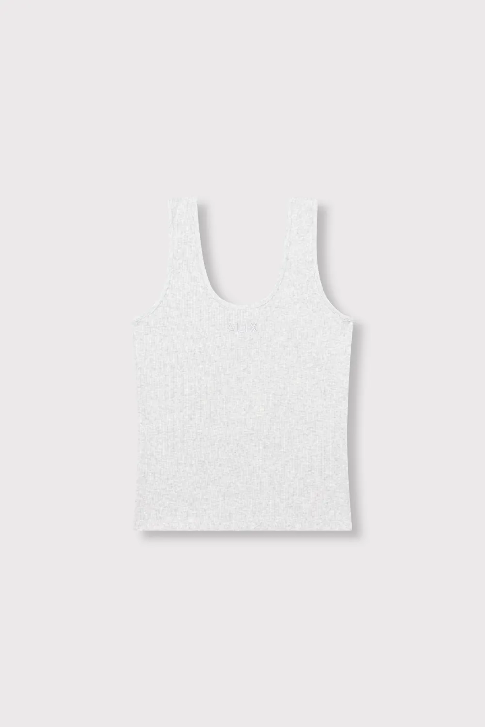 Alix the label top lichtgrijs