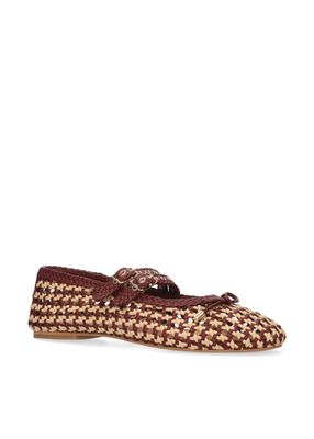 Bibi Lou ballerina Aspen burgundy
