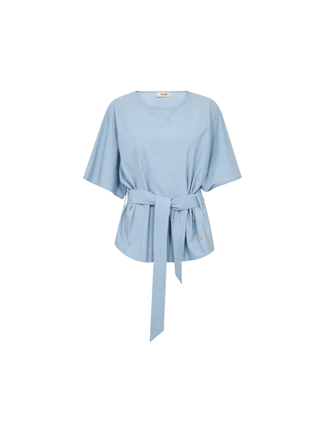 Mos Mosh rikas roy blouse light blue