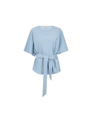Mos Mosh rikas roy blouse light blue
