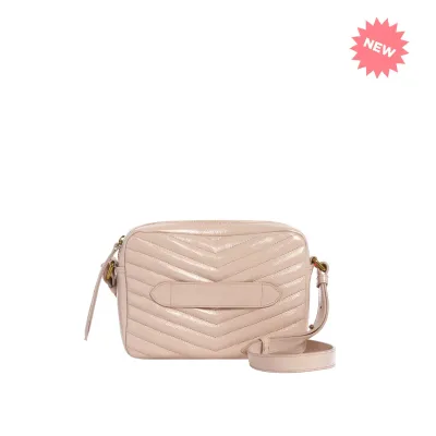 Marie Martens handtas Bento nude lakleder