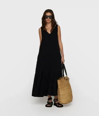 10 Days maxi dress black