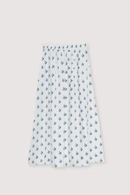 The new society skirt flower print