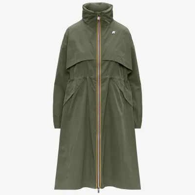 K-way jas Aube memory touch green lichen