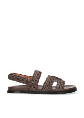 Bibi Lou platte bruine sandalen.