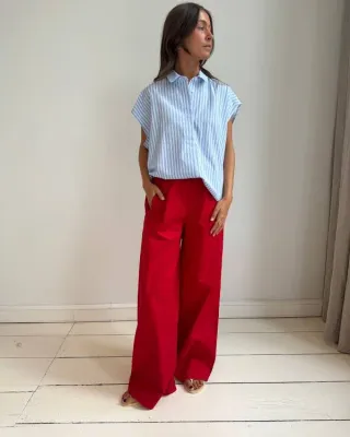 Liv the label broek Leonie red