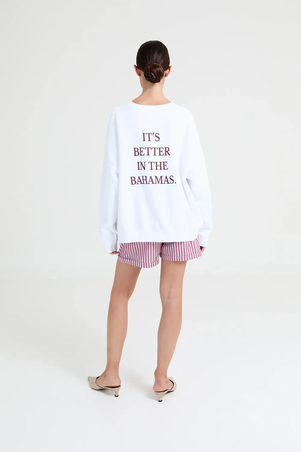 Liv The Label sweater Cooper 'It's better in the Bahamas.'