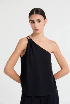 Liv the Label zwarte top off shoulder Bobbi