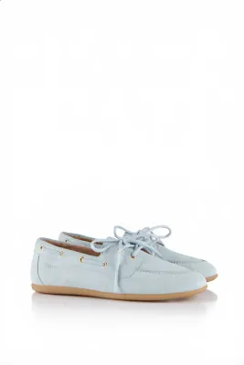 DWRS moccasin Latty lichtblauw
