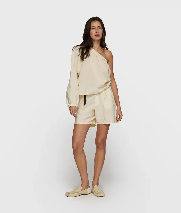 10 Days one shoulder top soft vanilla