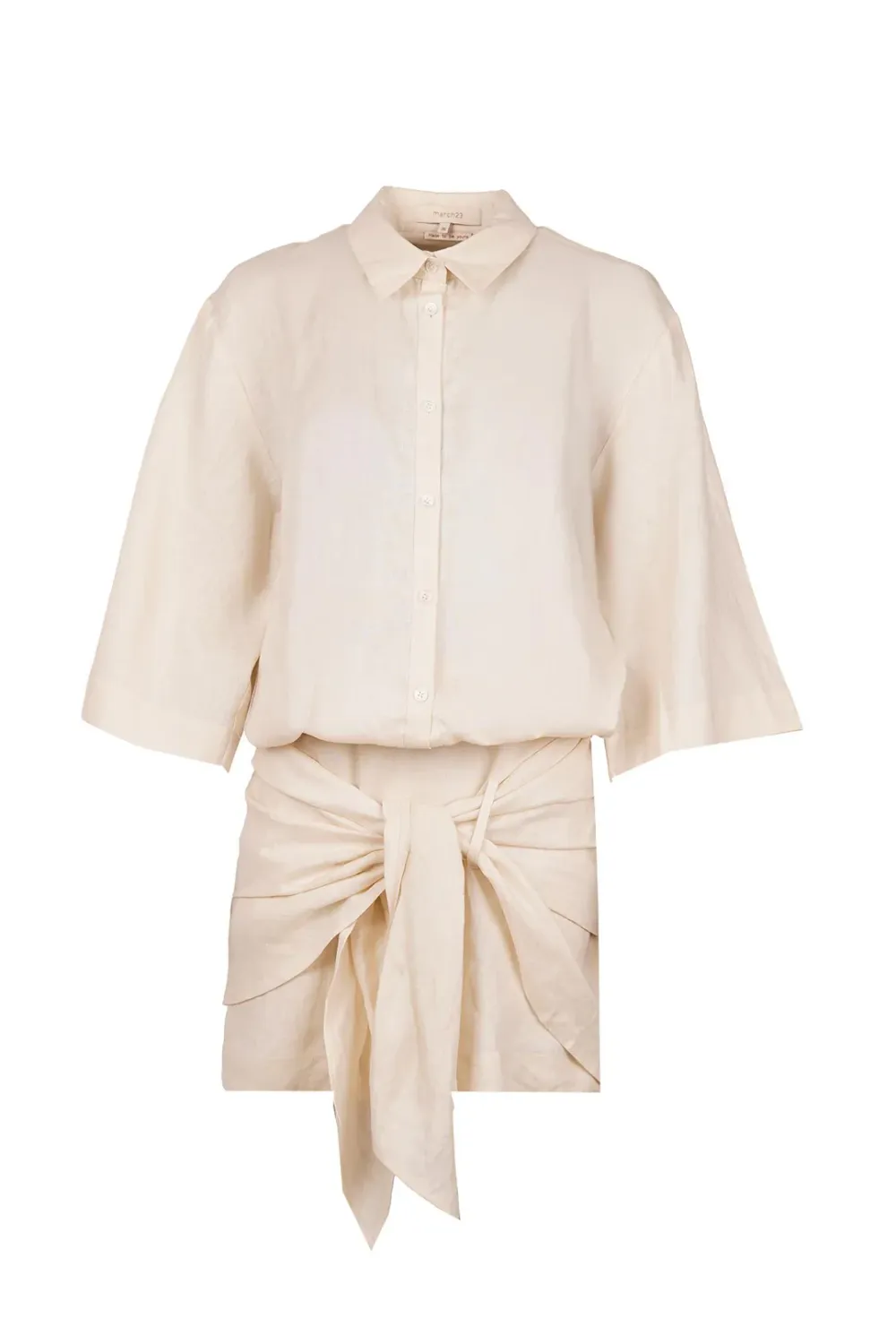 March23 Flare jurk ivory