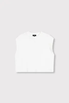 Alix the label louwloos t-shirt soft white