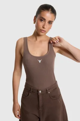 Alix the label tanktop bruin