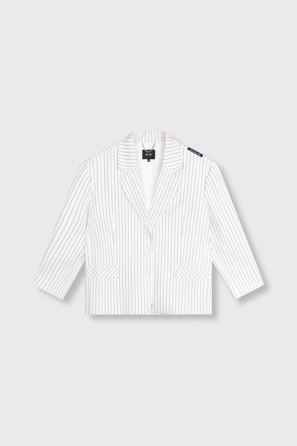 Alix the label striped blazer