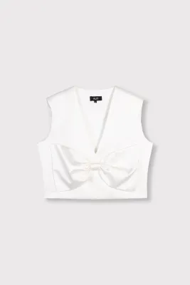 Alix the label top met strik