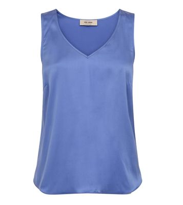 Mos Mosh zijden top ultramarine