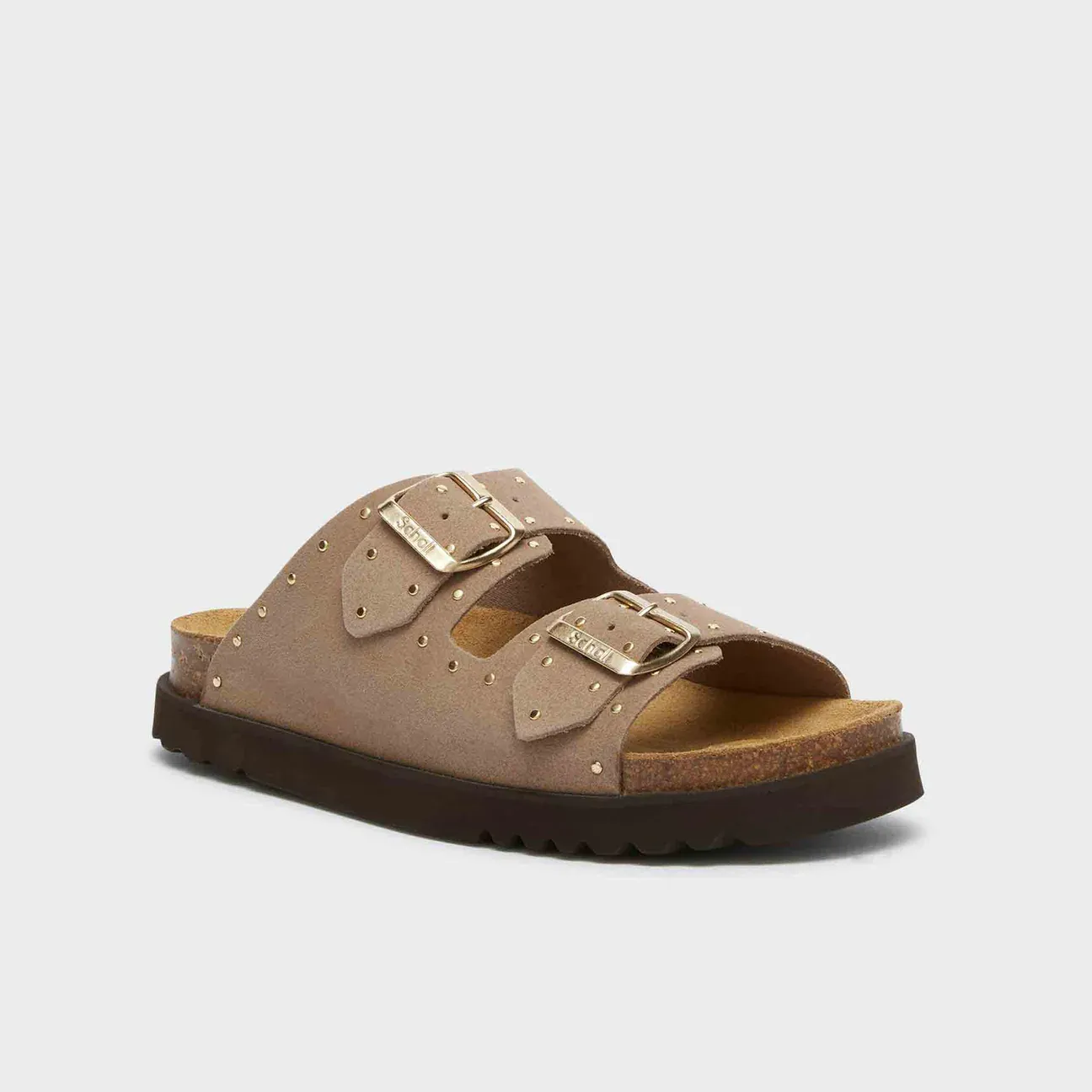 Scholl Beatriz dark beige / gold