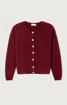 American Vintage cardigan Vito cerisier
