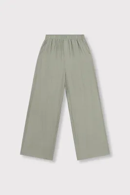 Alix the Label wide leg pants light army