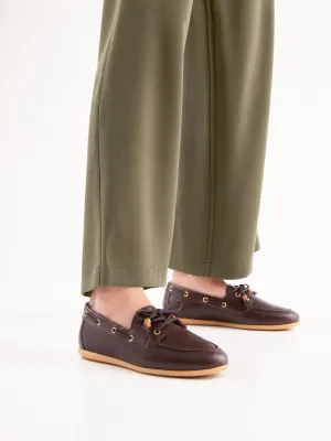 Dwrs Latty leer dark brown