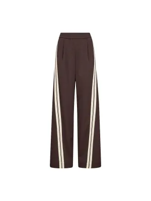 Co'Couture donkerbruine track pants Alini