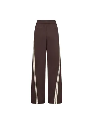 Co'Couture donkerbruine track pants Alini