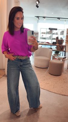 Absolut Cashmere pull Leana neon purpl