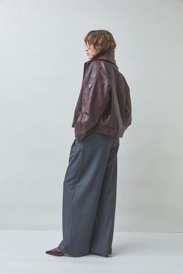 Suncoo ecolederen bordeaux jas Early