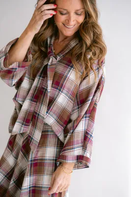 Held Mollie blouse geruit