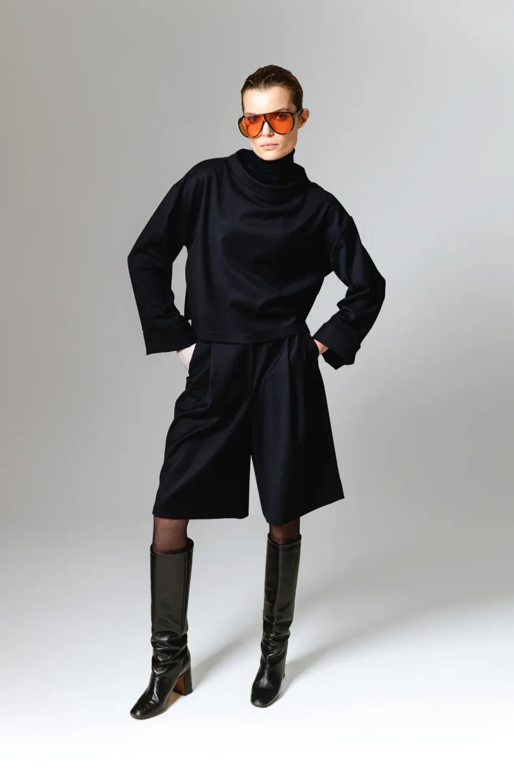 Bo Dôme bermuda navy