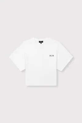 Alix the Label wit T-shirt batwing