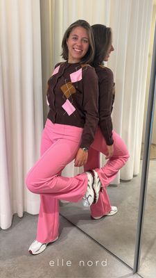 Sunco bruine cardigan Gisca cafe