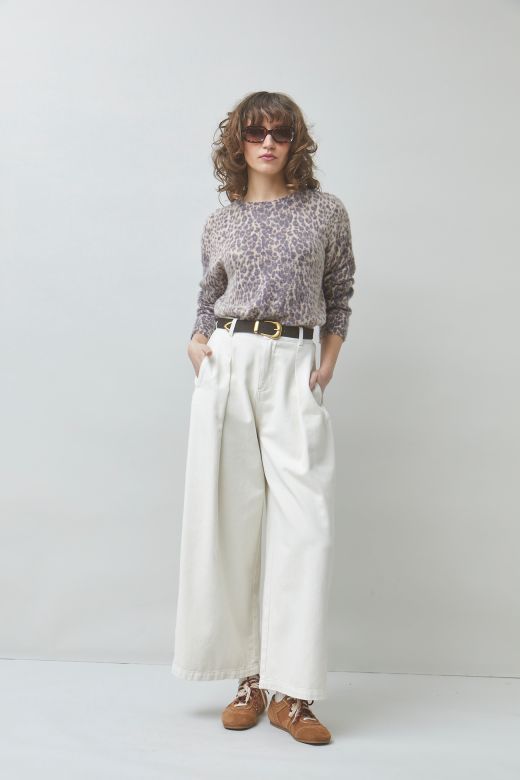Suncoo ecru broek