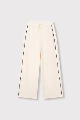 Alix the Label piping pants ecru