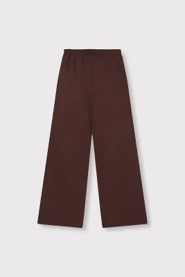 Alix the Label piping pants warm brown