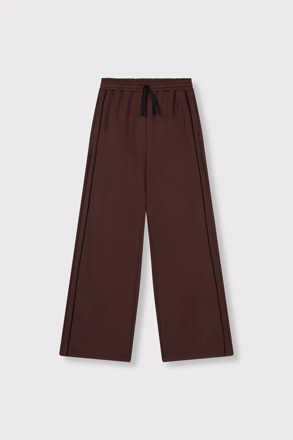 Alix the Label piping pants warm brown