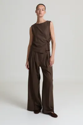 Liv the Label broek Camille brown melange