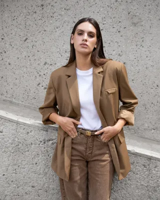March 23 blazer olive