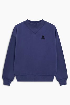 The new society logo rib sweatshirt