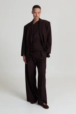 Liv the label pants arianne dark brown