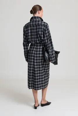 Liv the label skirt checked grey