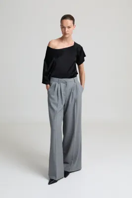 Liv the label pants grey melange