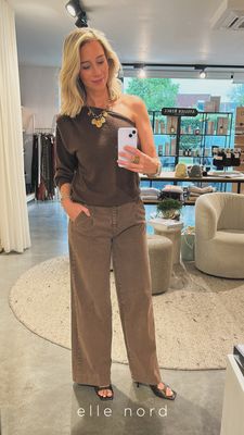 March 23 trousers Cancun vison washed