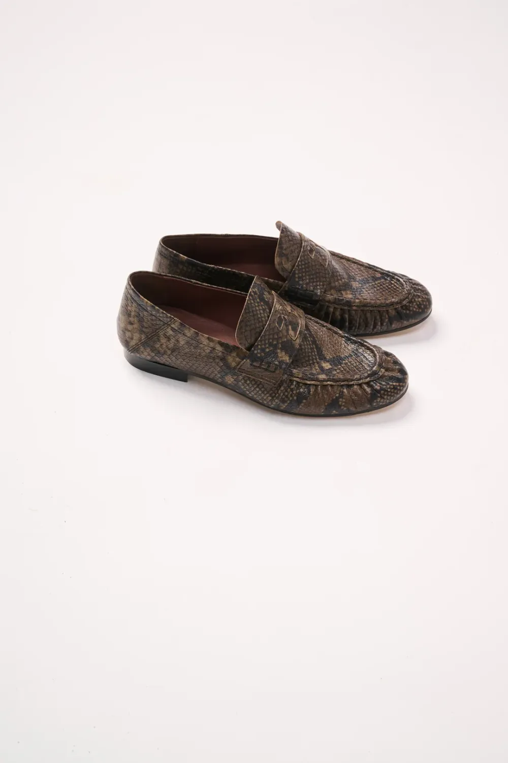 March 23 loafer Teleste vison python