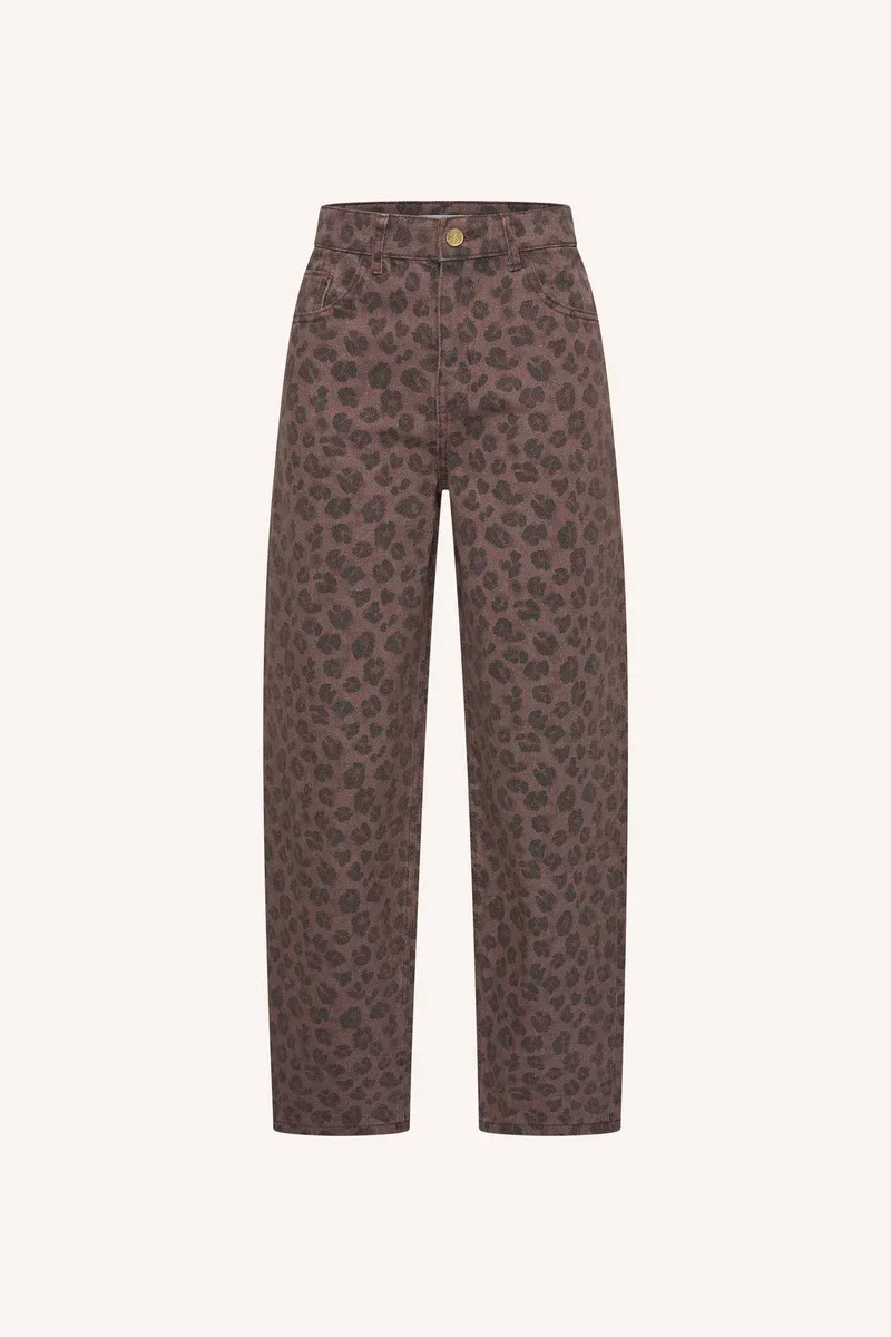 By-Bar lew cheetah chocolate pants