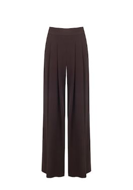 Rinascimento bruine wijde broek